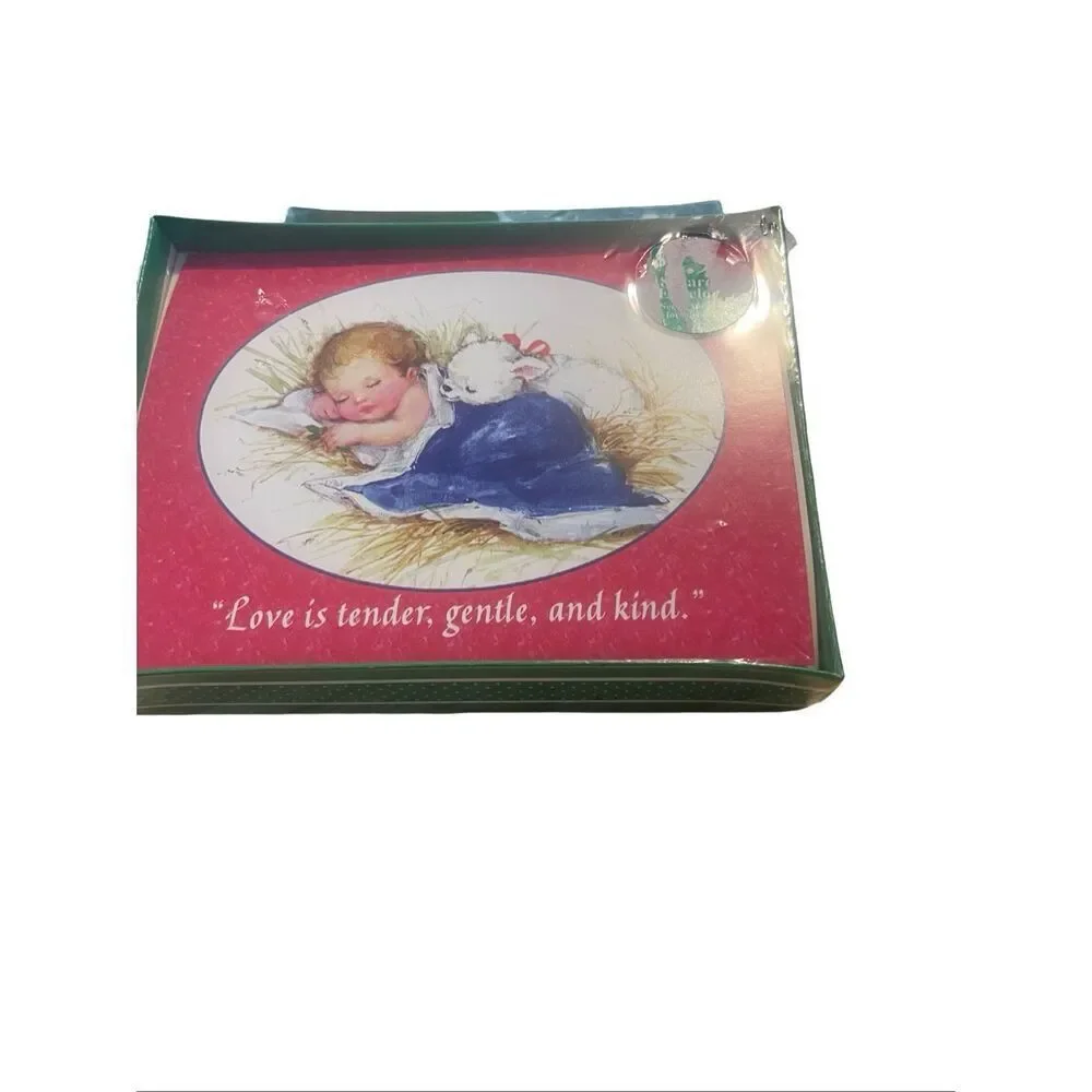Vintage New Kmart Merry Christmas Greeting Cards 18 Cards & Envelopes Set of 2